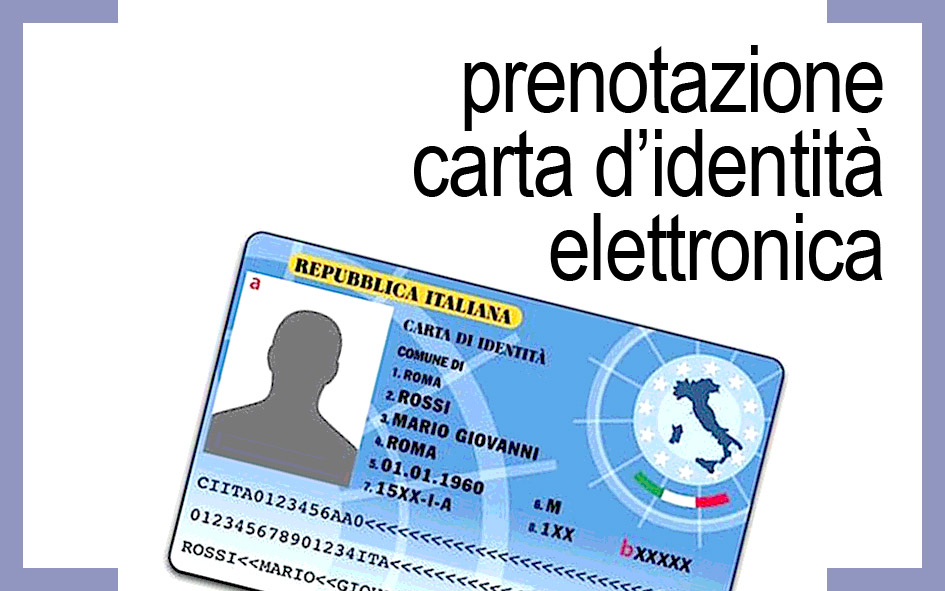 Prenotazioni online per carta d'identità