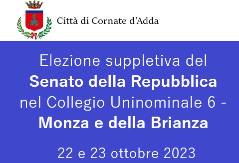 Elezione Suppletiva del Senato della Repubblica nel Collegio Uninominale 6 Monza Brianza