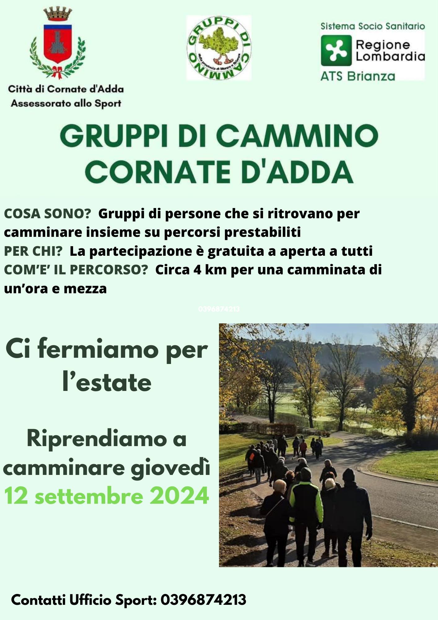 Gruppo di Cammino pausa estiva