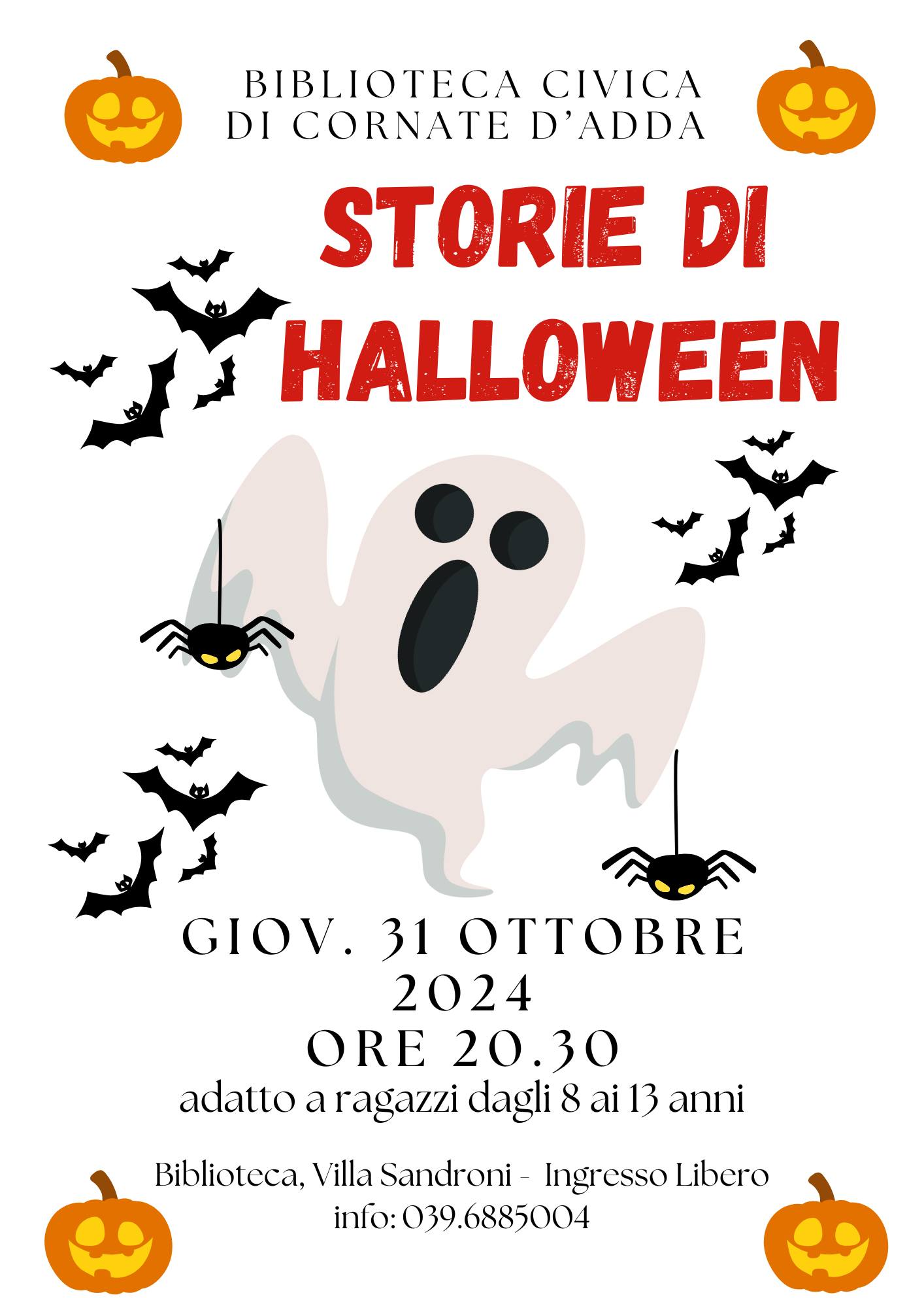 Storie di Halloween in biblioteca