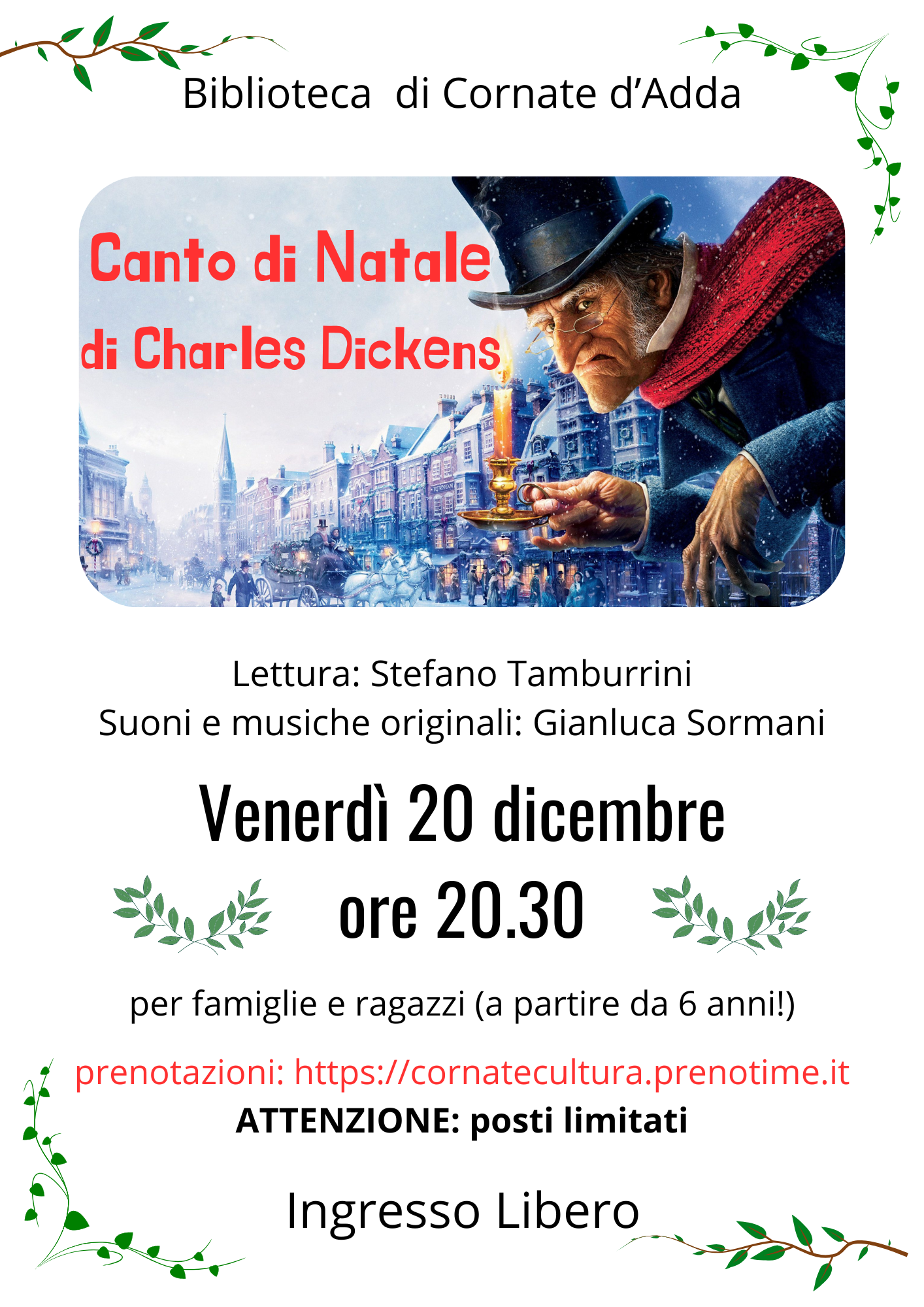 Canto di Natale in biblioteca