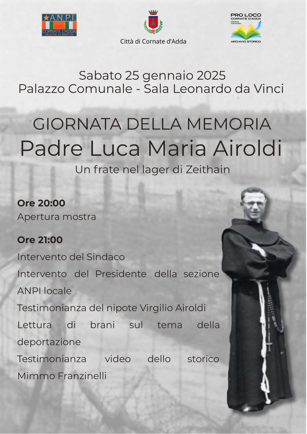 Giornata della Memoria Padre Luca Maria Airoldi