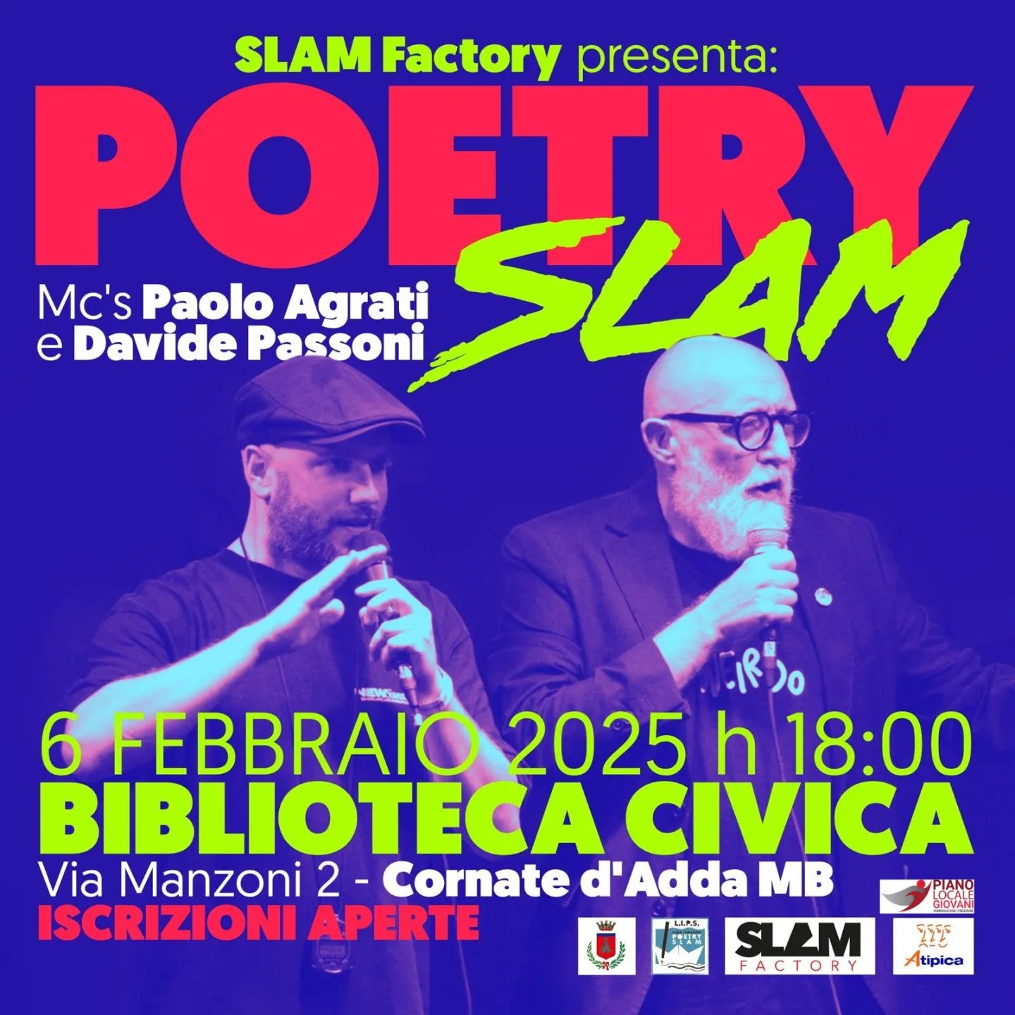 Poetry slam in biblioteca