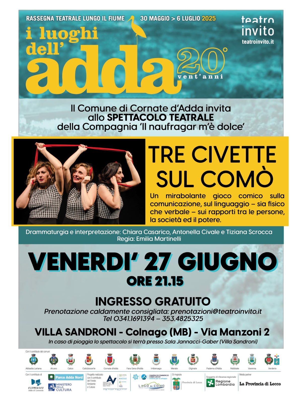 Tre civette sul comò