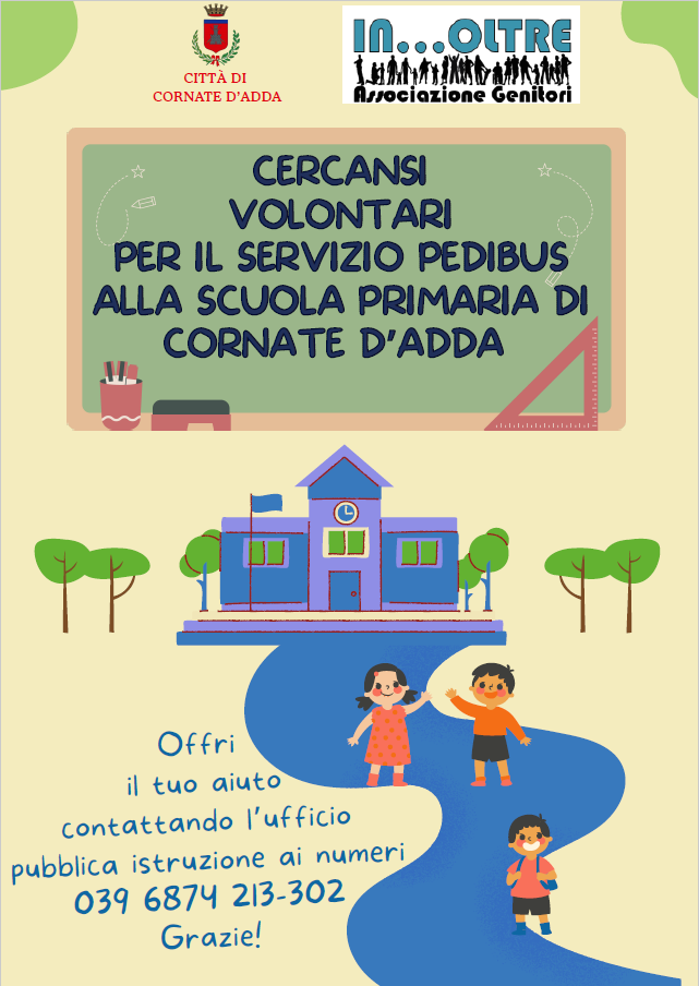 Ricerca volontari Pedibus Ricerca volontari Pedibus