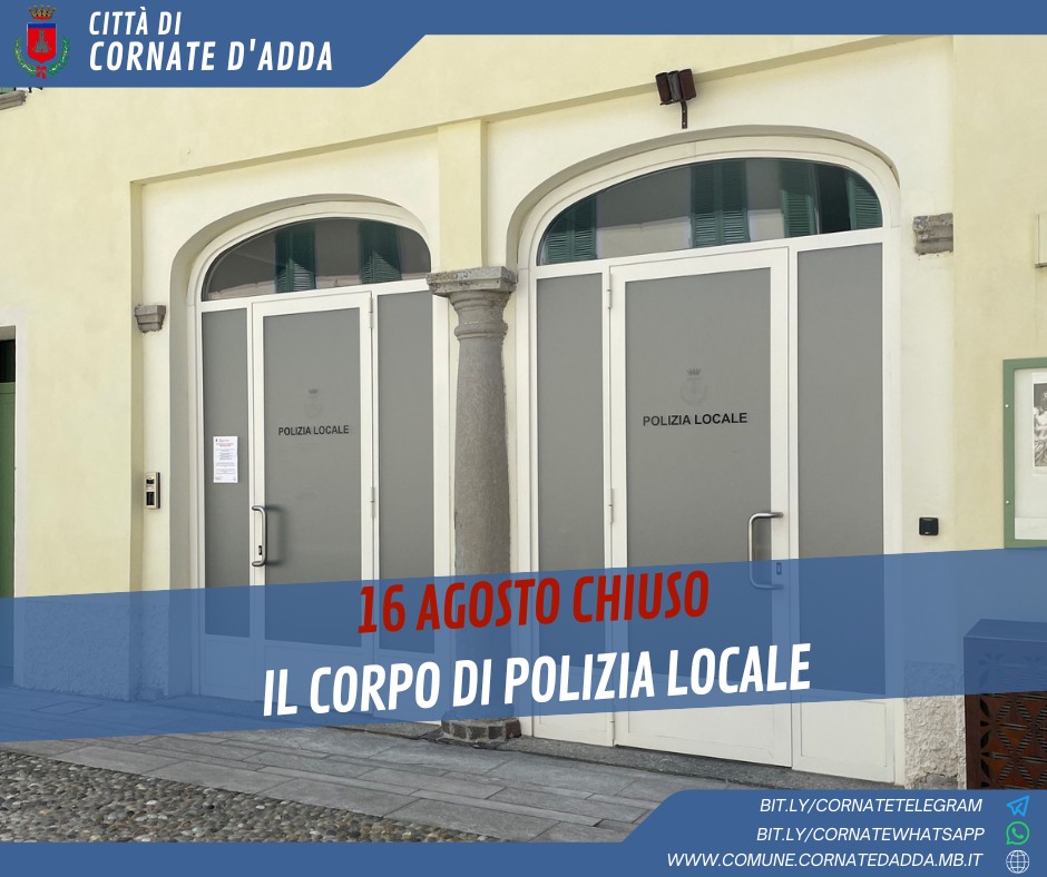 Polizia Locale chiusa